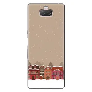 Новорічні, Святкові Чохли для Sony Xperia 10 - 2024 год (Зимове місто)