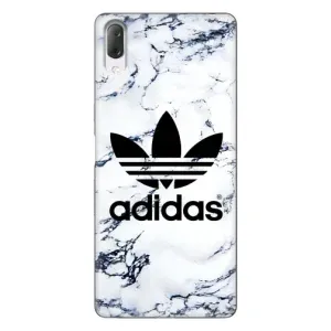 Чехлы Адидас для Sony Xperia L3 (AlphaPrint) (Адидас на мраморе)