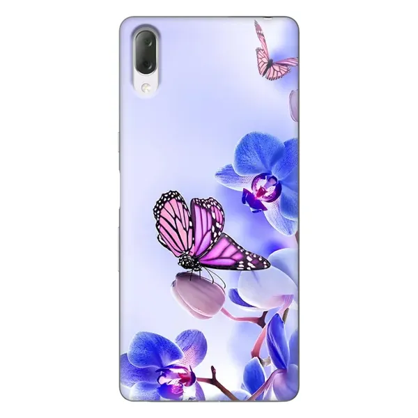 Чехол с принтом «Бабочка на цветочке» для Sony Xperia L3 Чехол с принтом «Бабочка на цветочке» для Sony Xperia L3
