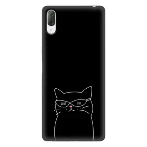 Чохол з принтом «Байдужий кіт» для Sony Xperia L3