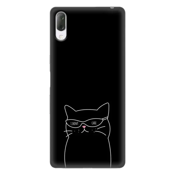 Чохол з принтом «Байдужий кіт» для Sony Xperia L3 Чохол з принтом «Байдужий кіт» для Sony Xperia L3