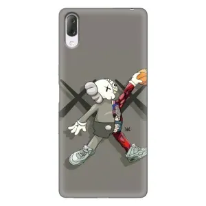 Чехлы для Sony Xperia L3 - Bearbrick Louis Vuitton (PREMIUMPrint) (Беарбрик Джордан)