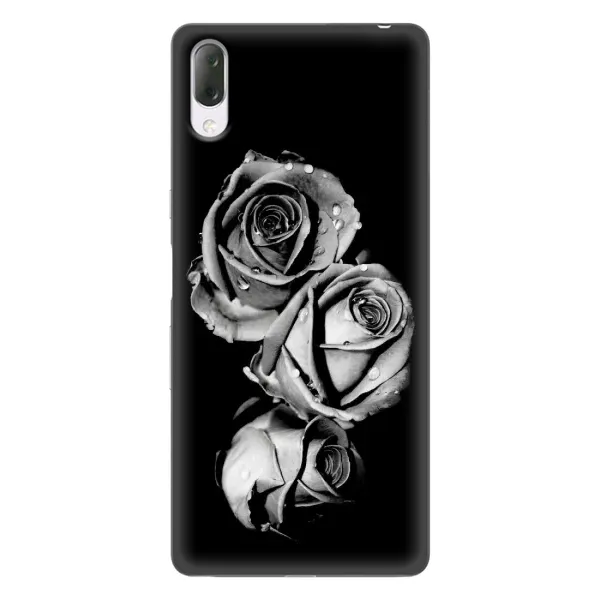 Чехол с принтом «Черная роза» для Sony Xperia L3