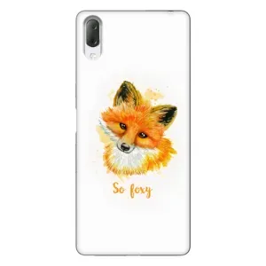 Чехлы с картинкой Лисички для Sony Xperia L3 (VPrint) (Девочка Лиса)