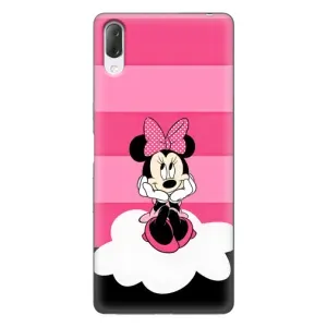 Эксклюзивный чехол для Sony Xperia L3 (AlphaPrint - Мультяшные) (Девочка Maus)