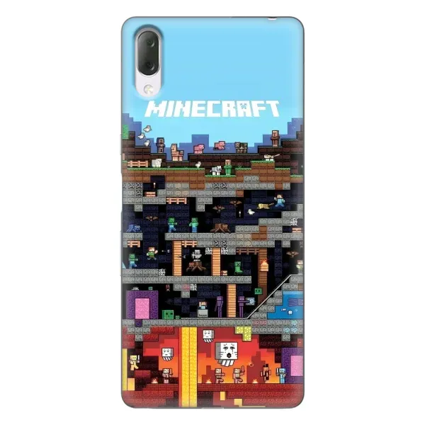 Чохол з принтом «фон Minecraft» для Sony Xperia L3 Чохол з принтом «фон Minecraft» для Sony Xperia L3