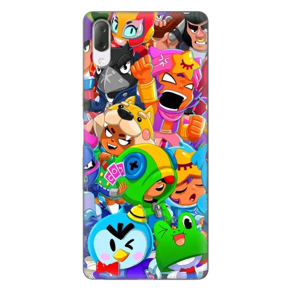 Чехол с принтом «Герои Бравл Старс» для Sony Xperia L3