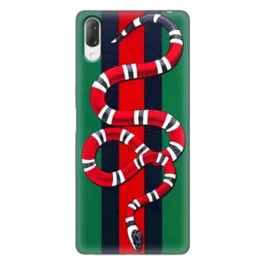 Чехлы ГУЧЧИ для Сони Хпериа Л3 (AlphaPrint) (Gucci змия)