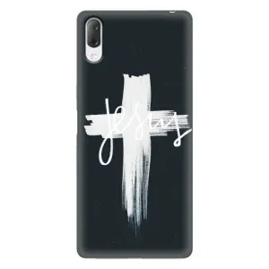 Чехол для Sony Xperia L3 (AlphaPrint) - (Христианские) (Иисус)