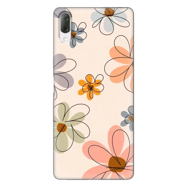 Чехол с принтом «Разноцветные цветы» для Sony Xperia L3 Чехол с принтом «Разноцветные цветы» для Sony Xperia L3