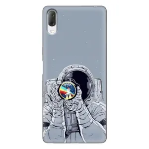 Чехол NASA для Sony Xperia L3 (AlphaPrint) (Космонавт фото)