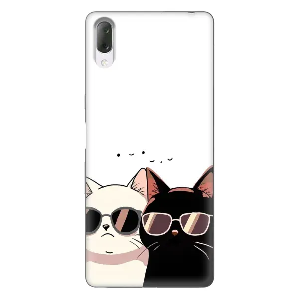 Чохол з принтом «Коти в окулярах» для Sony Xperia L3 Чохол з принтом «Коти в окулярах» для Sony Xperia L3