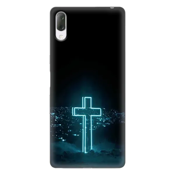 Чехол с принтом «Крест и город» для Sony Xperia L3 Чехол с принтом «Крест и город» для Sony Xperia L3