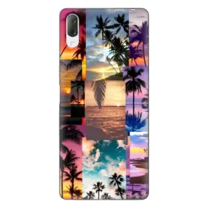 Силиконовый чехол с КАРТИНКАМИ лето для Sony Xperia L3 (AlphaPrint) (Летний отпуск)