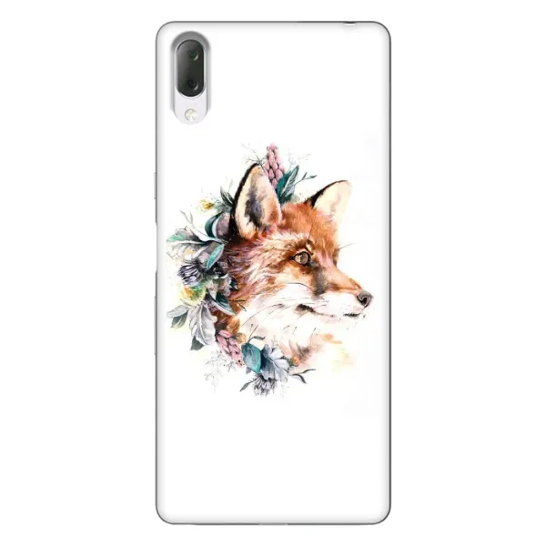 Чехол с принтом «Лисичка в цветочках» для Sony Xperia L3 Чехол с принтом «Лисичка в цветочках» для Sony Xperia L3