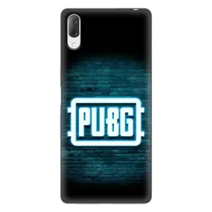 Чехол PUBG для Сони Хпериа Л3 (AlphaPrint) (Лого PUBG)