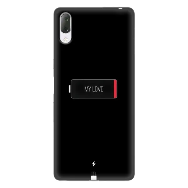 Чехол с принтом «Love battery» для Sony Xperia L3