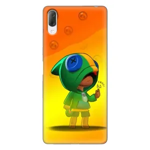 Чехол для Sony Xperia L3 Бравл Старс (VPrint) (Мальчик Леон)