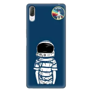 Чехол NASA для Sony Xperia L3 (AlphaPrint) (Мальчик в шлеме)