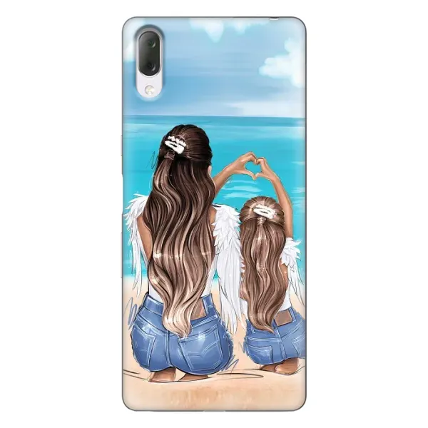 Чехол с принтом «Мама с доченькой» для Sony Xperia L3