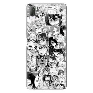 Анимешный чехол для Sony Xperia L3 (Ahegao manga)