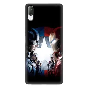Чехлы с героями Марвел Sony Xperia L3 (VPrint) (Марвел стайл)