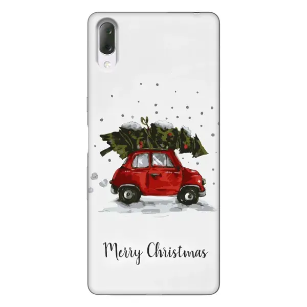 Чехол с принтом «Машина с елкой» для Sony Xperia L3