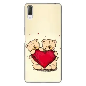Чехлы для любимой на Sony Xperia L3 (VPrint) (Медвежата)