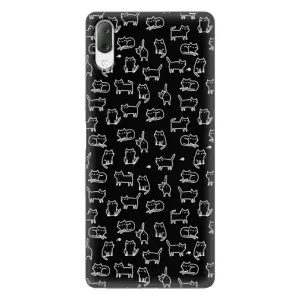Чохол з принтом для Sony Xperia L3 (AlphaPrint) Модні коти (Маленькі котики)
