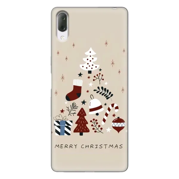 Чохол з принтом «Merry Christmas» для Sony Xperia L3 Чохол з принтом «Merry Christmas» для Sony Xperia L3