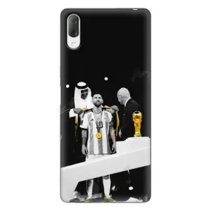 Чохли для Sony Xperia L3 (Leo чемпіон) (AlphaPrint) (Мессі коронований)