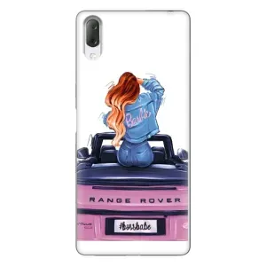Чехол с печатью для Sony Xperia L3 - (Мода) (AlphaPrint) (На машине)