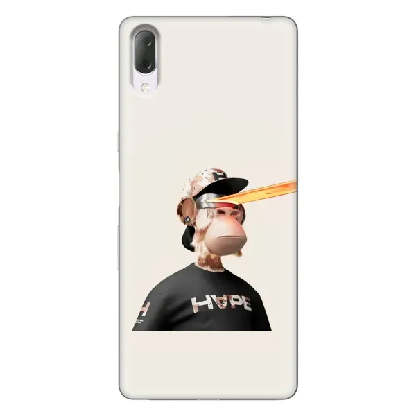 Чехол с принтом «обезьяна NFT в очках» для Sony Xperia L3