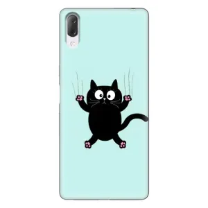 Чохол з принтом для Sony Xperia L3 (AlphaPrint) Модні коти (Падаючий кіт)