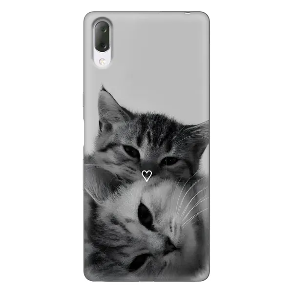 Чохол з принтом «Пара котів» для Sony Xperia L3 Чохол з принтом «Пара котів» для Sony Xperia L3