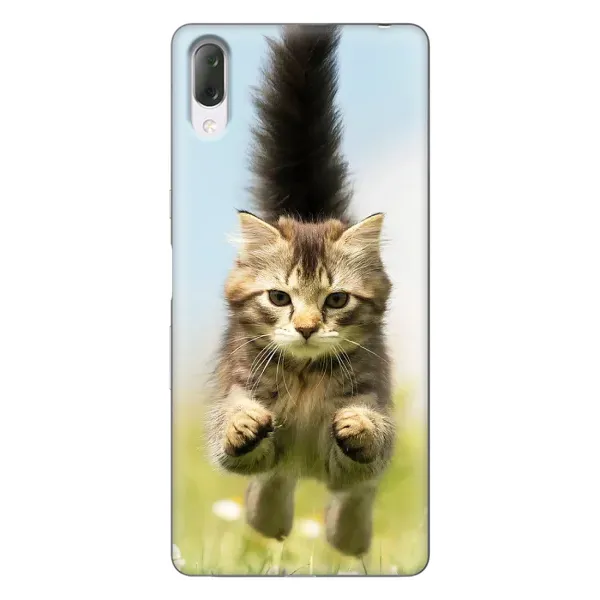 Чехол с принтом «Прыжок кота» для Sony Xperia L3