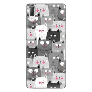 Чохли з Котиками для Sony Xperia L3 (VPrint) (Мальовані котики)