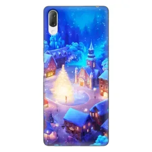Різдвяні Чохли для Sony Xperia L3 (VPrint) (Різдвяне місто)