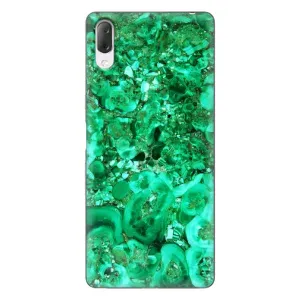 Мраморний чехол на Sony Xperia L3 (VPrint) (Салатовий Мрамор)