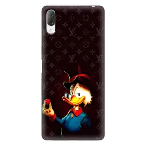 Чехли для Sony Xperia L3 - Скрудж МакДак Louis Vuitton (PREMIUMPrint) (Скрудж з ботліантом)