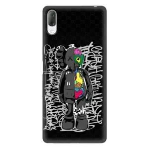 Чехлы для Sony Xperia L3 - Bearbrick Louis Vuitton (PREMIUMPrint) (Стиль Bearbrick)