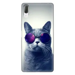 Чохол з принтом для Sony Xperia L3 (AlphaPrint) Модні коти (Стильний кіт)