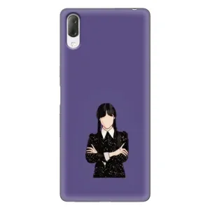 Чохли Венсдей на Sony Xperia L3 Уенсдей (AlphaPrint) (Венздей у чорному)