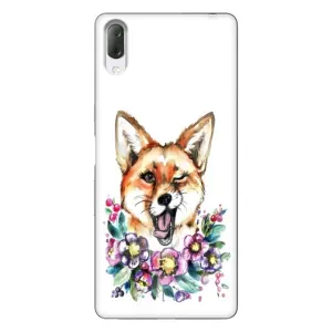 Чехлы с картинкой Лисички для Sony Xperia L3 (VPrint) (Веселая лисичка)