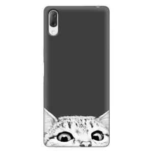 Чохол на Sony Xperia L3 з Котиками (VPrint) (Виглядає котик)
