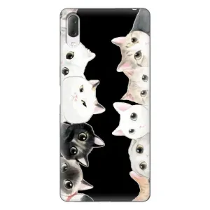 Чохол на Sony Xperia L3 з Котиками (VPrint) (Погляд котиків)