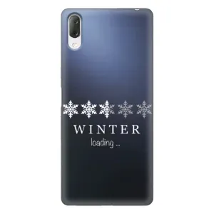 Зимні Чохли для Sony Xperia L3 - прозорий фон (Winter loading)