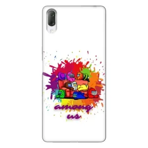 Чехол Амонг Ас для Sony Xperia L3 (AlphaPrint) (Яркий АмонгАс)