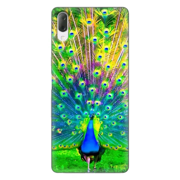 Чехол с принтом «Яркий Павлин» для Sony Xperia L3
