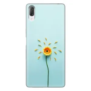 Чохли з квітами для Sony Xperia L3 (VPrint) (Жовта квітка)